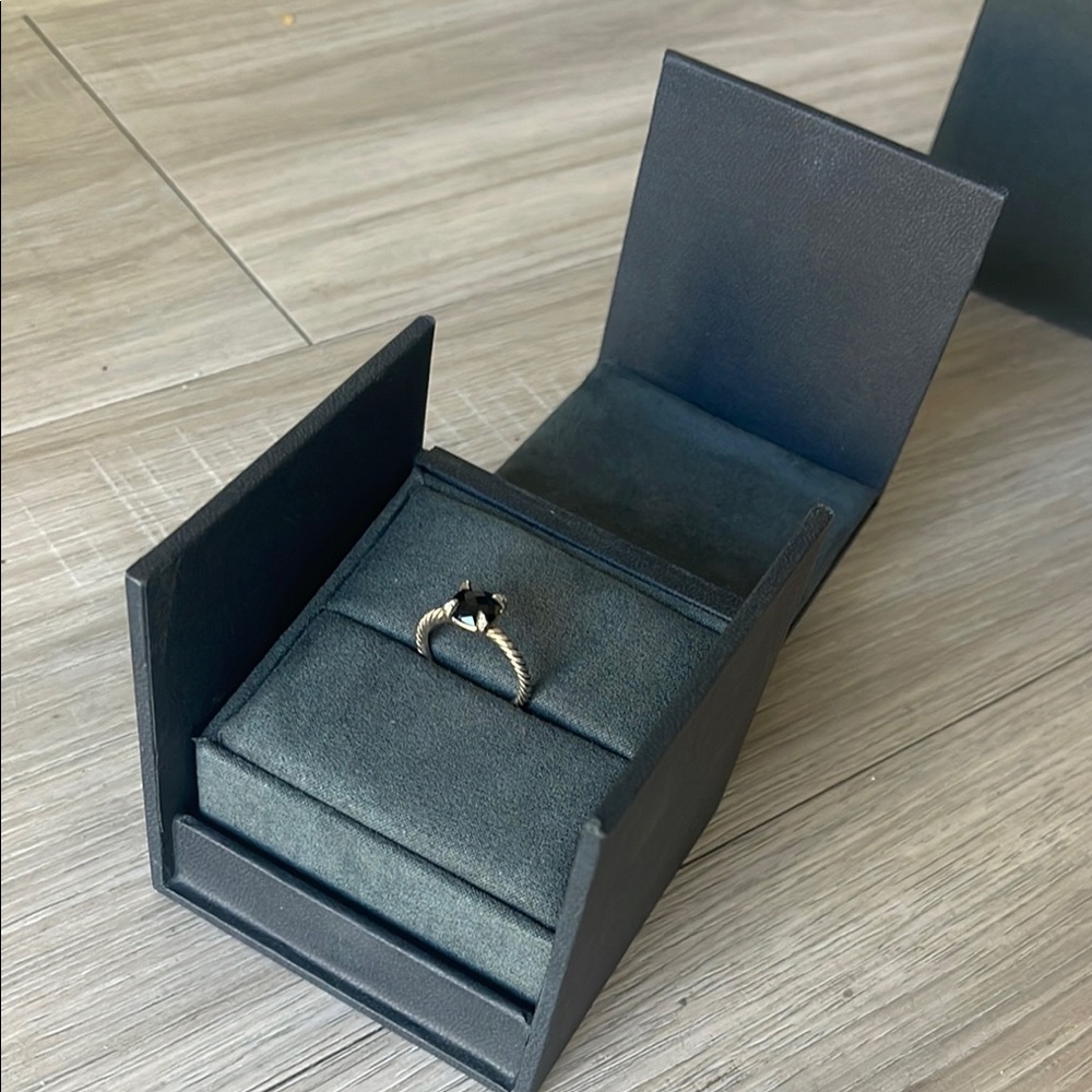 Sterling Silver with Black Onyx and Diamonds